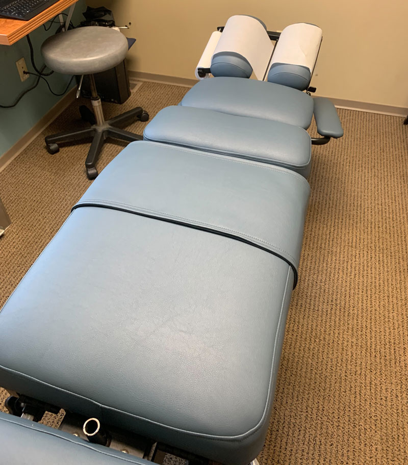 Admiral Canvas Co | Chiropractic Chair Syracuse, NY
